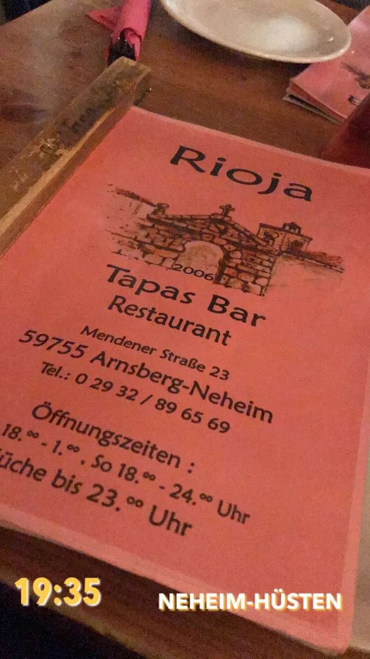 BookNoFees: Restaurante – Rioja Tapas-Bar – Arnsberg-Neheim – Bar de tapas Rioja, foto 1