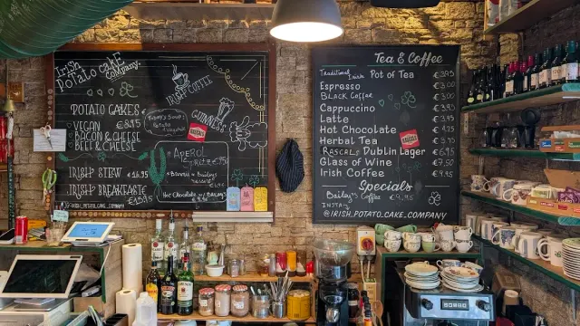 BookNoFees: Cafetería – Irish Potato Cake Company – Dublin – Empresa de tortas de papa irlandesas, foto 2