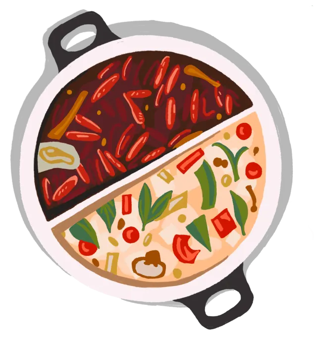 BookNoFees: Restaurante – Chili & Pepper Hot Pot – Vienna – Olla caliente de chiles y pimientos, foto 2