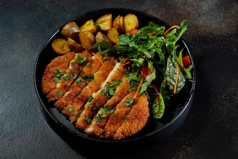 BookNoFees: Foto de ejemplo: Escalope empanado