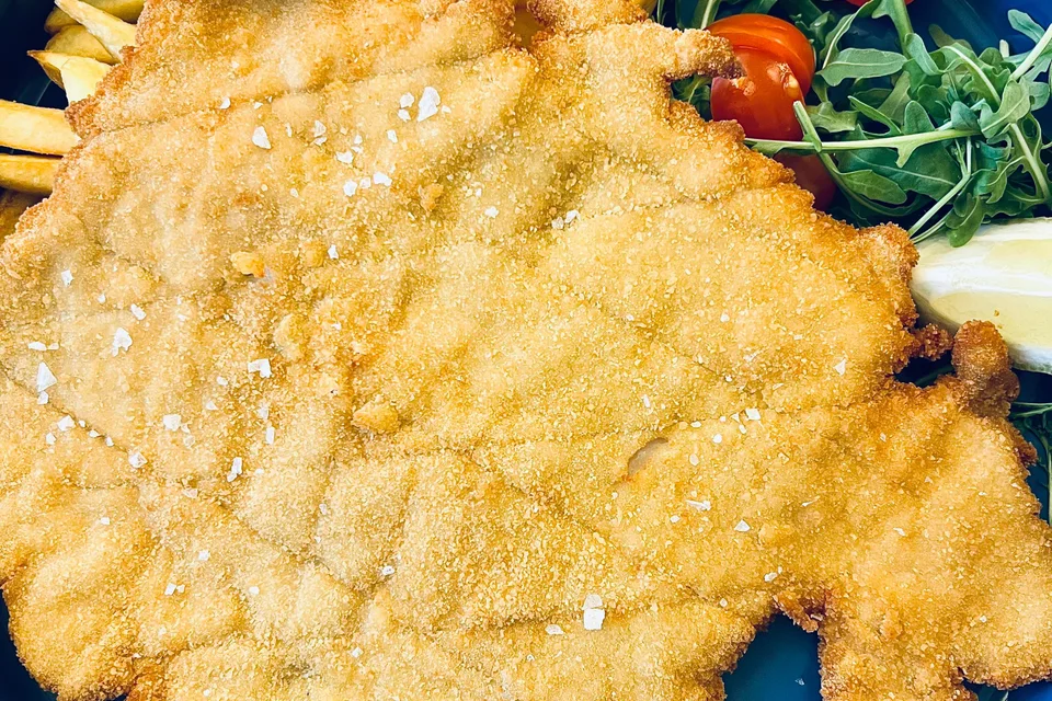 BookNoFees: Foto de ejemplo: Escalope empanado